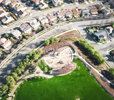 Residential overhead photo